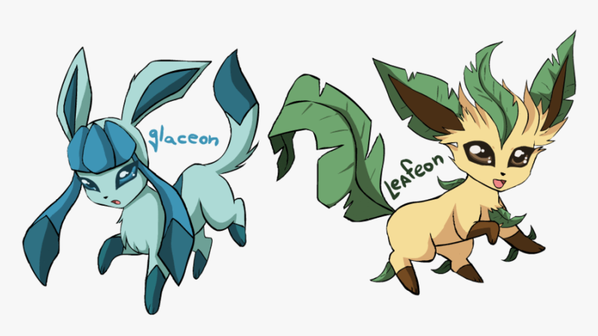 Glaceon And Leafeon - Eevee Evol