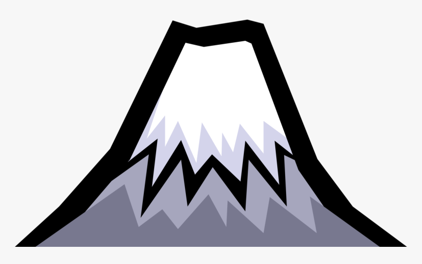 Transparent Mountain Peak Png - Mt Fuji Clipart