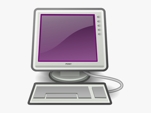 Pony Desktop Computer Vector Image - Royalty Free Computer Clip Art
