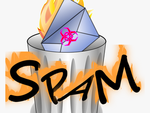 Spam Mail To Trash Png Clip Arts - Clipart Spam