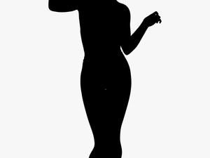 Silhouette Woman Bunny Free Photo - Silhouette Clipart