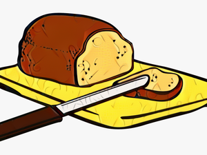 Clip Art Sliced Bread Vector Graphics Loaf - Bread And Knife Clipart