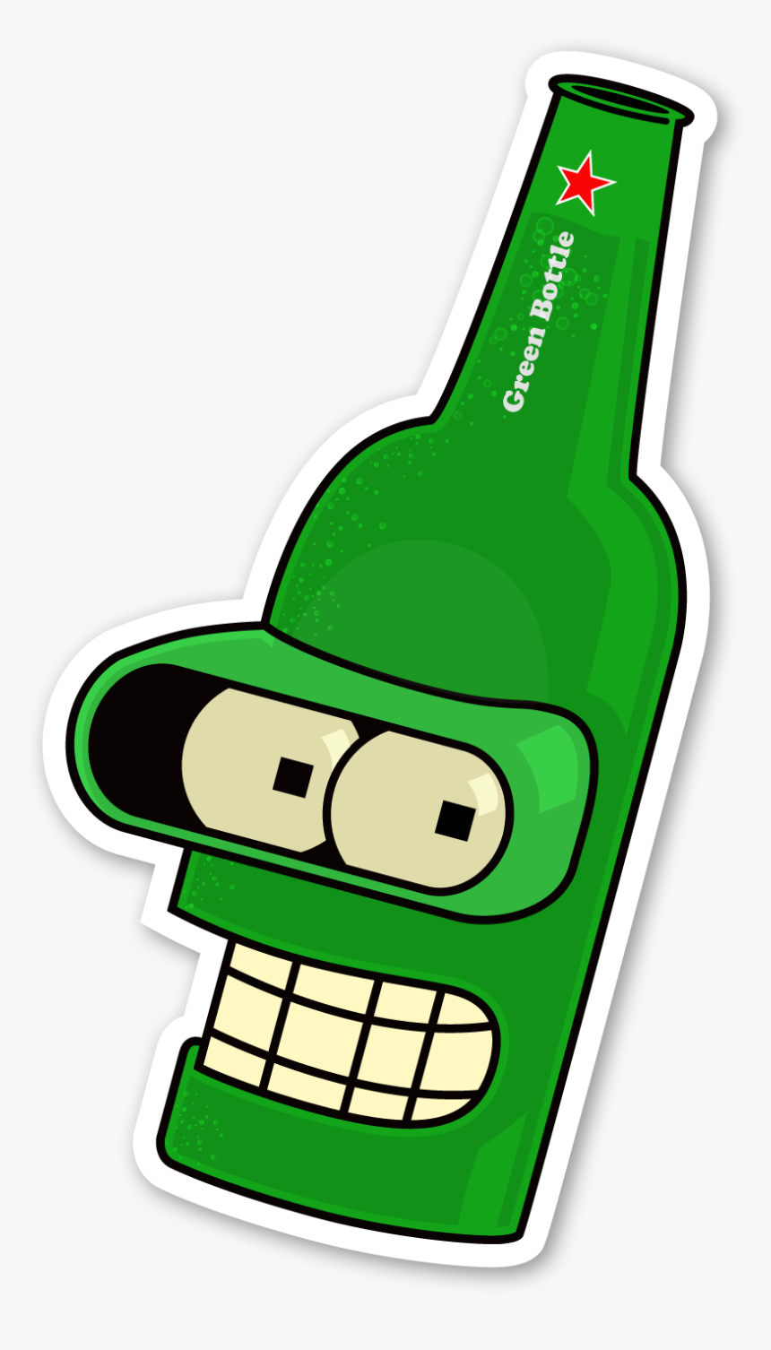 Image Of Bender - Beer Bottle