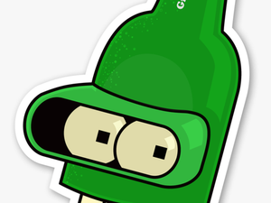 Image Of Bender - Beer Bottle