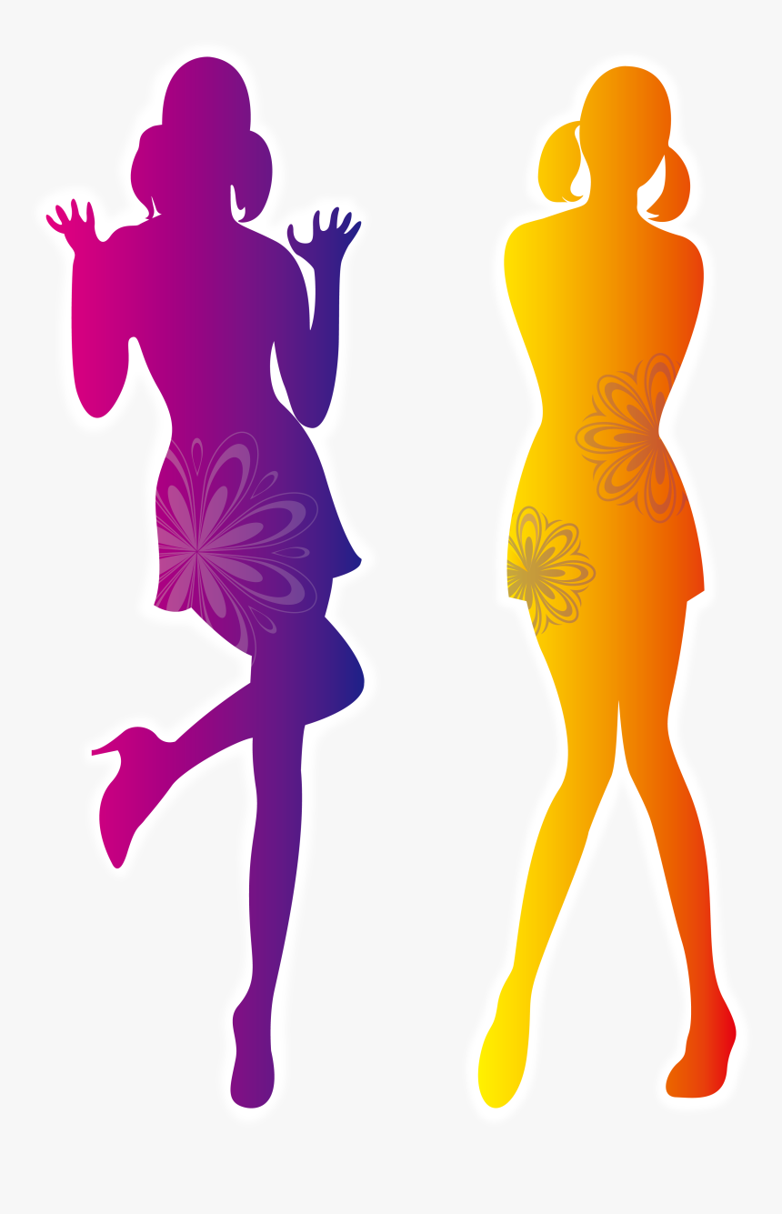 Fashion Silhouette Illustration - Woman In Heels Silhouette