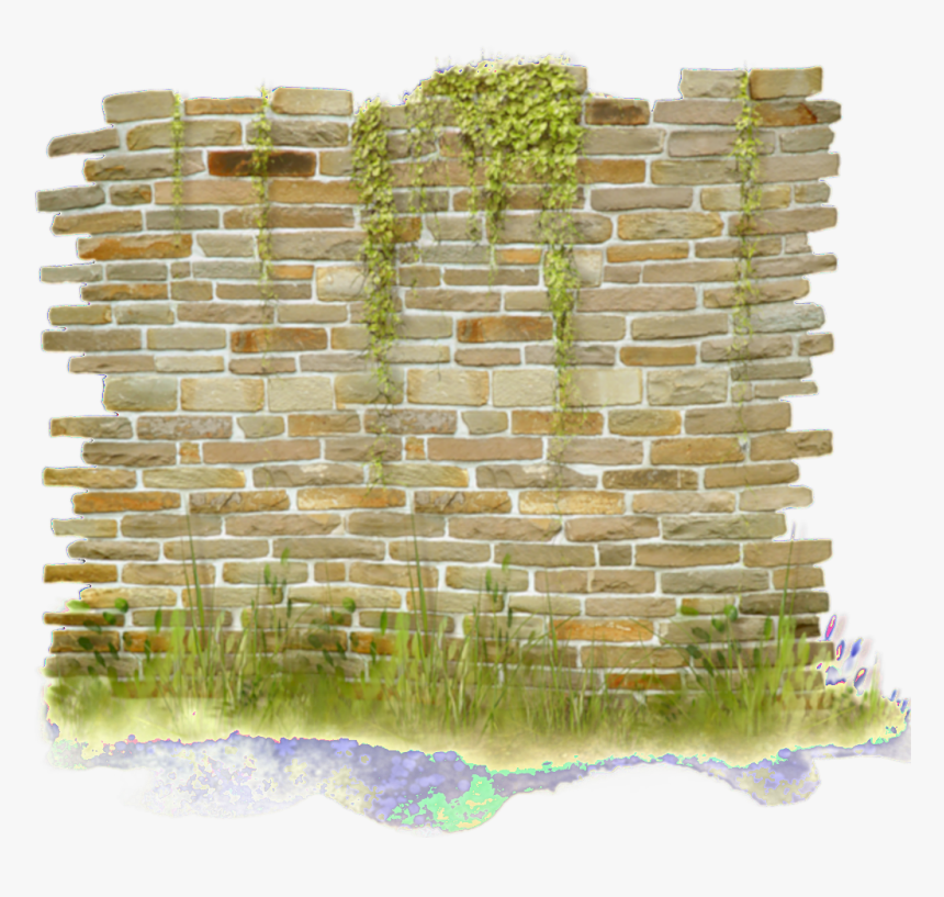 #ftestickers #garden #grass #ivy #wall #brick - Mur Png