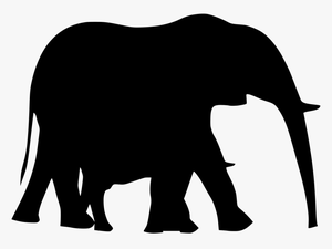 Transparent Elefante Png - Navy Blue Elephant Clip Art