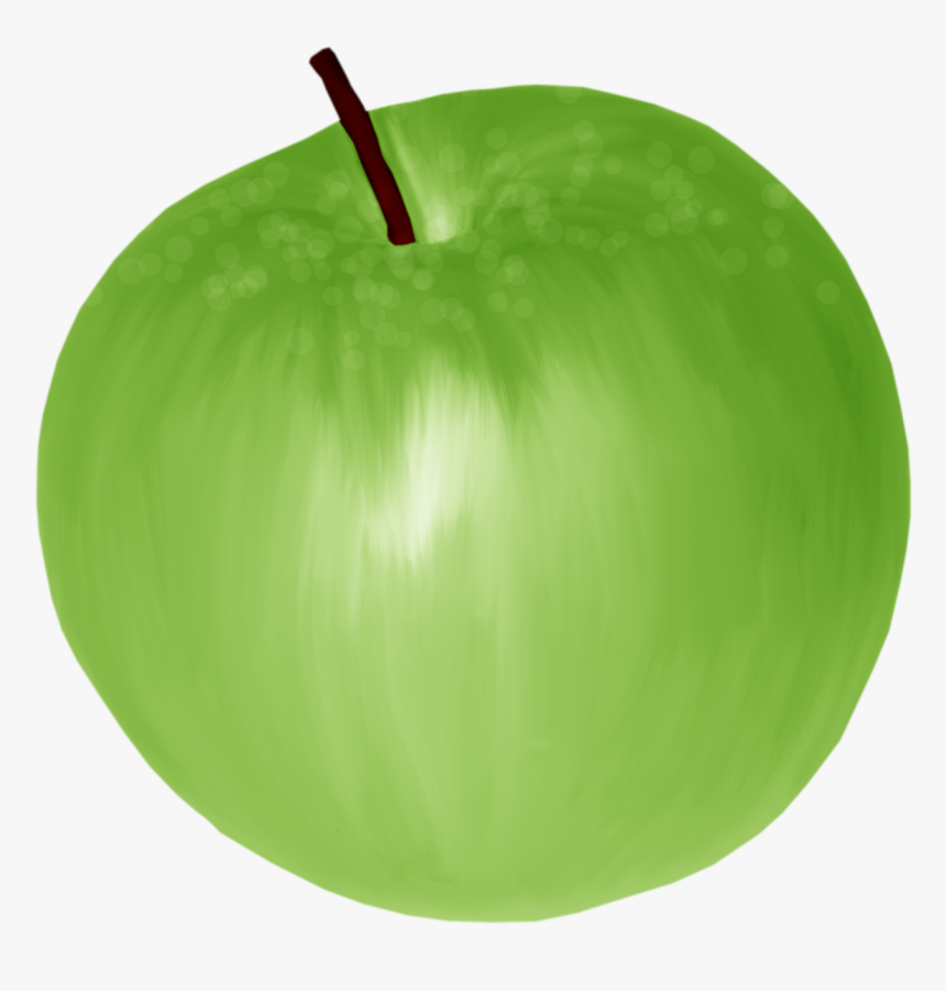 Granny Smith Apple Green - Green Apple Cartoon Png
