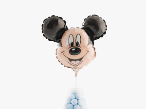 Transparent Mickey Mouse Balloons Png - Mickey Mouse Head