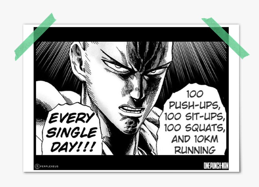 One Punch Man Saitama Manga Styl