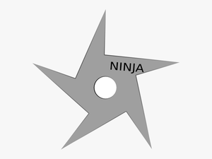 Transparent Naruto Shuriken Png - Ninja Star Template Pdf
