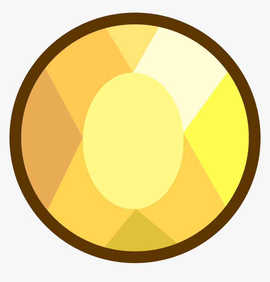 Gem Clipart Yellow Gem - Circle
