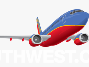 Southwest Plane Graphic Royalty Free Library Transparent - Southwest Airlines Logo Png