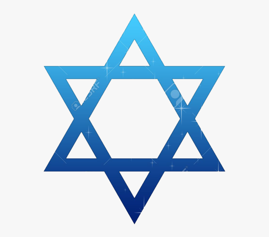 Rosh Hashanah Handout - Black 6 Point Star