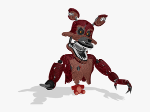 Mmd- Nightmare Foxy - Fnaf 4 Animated Jumpscare Transparent