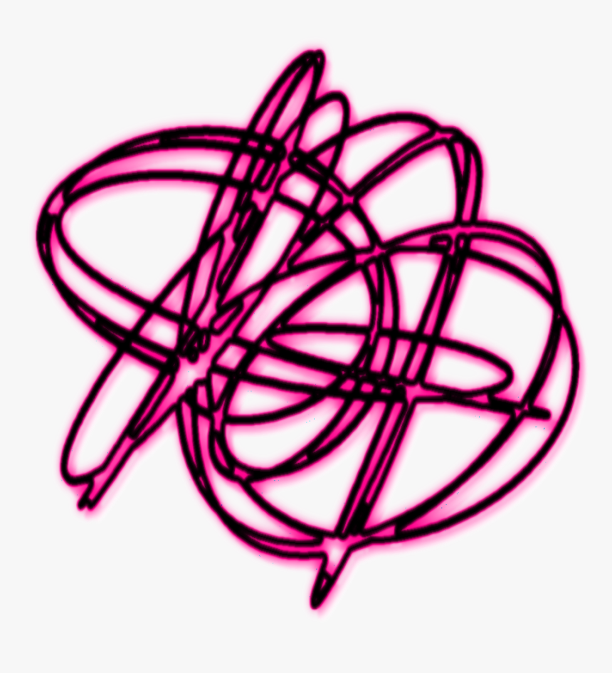 #mq #pink #swirls #swirl #neon - Circle