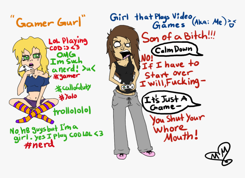 Gamer Girls Vs Me