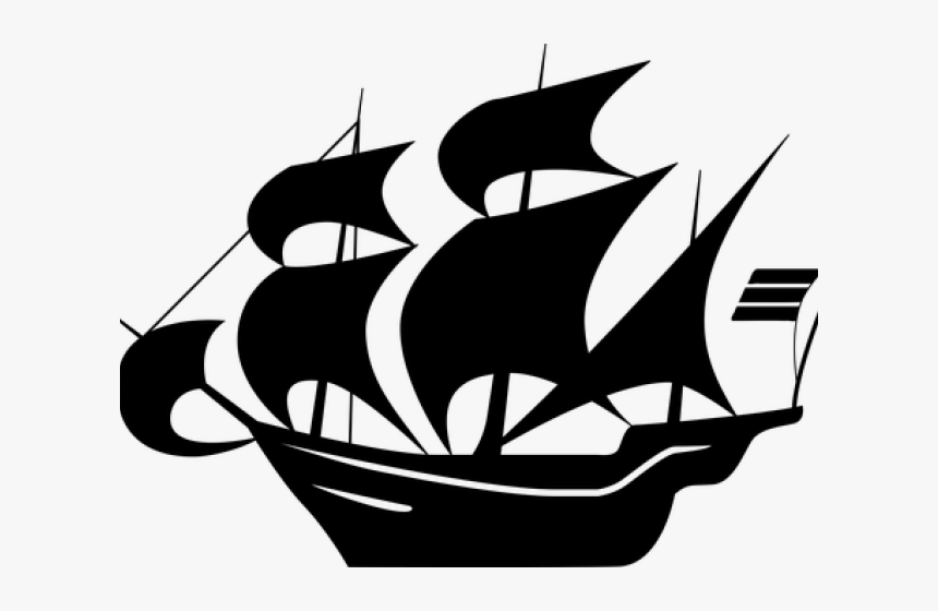 Transparent Cruise Ship Clipart Black And White - Sail Ship Icon Png