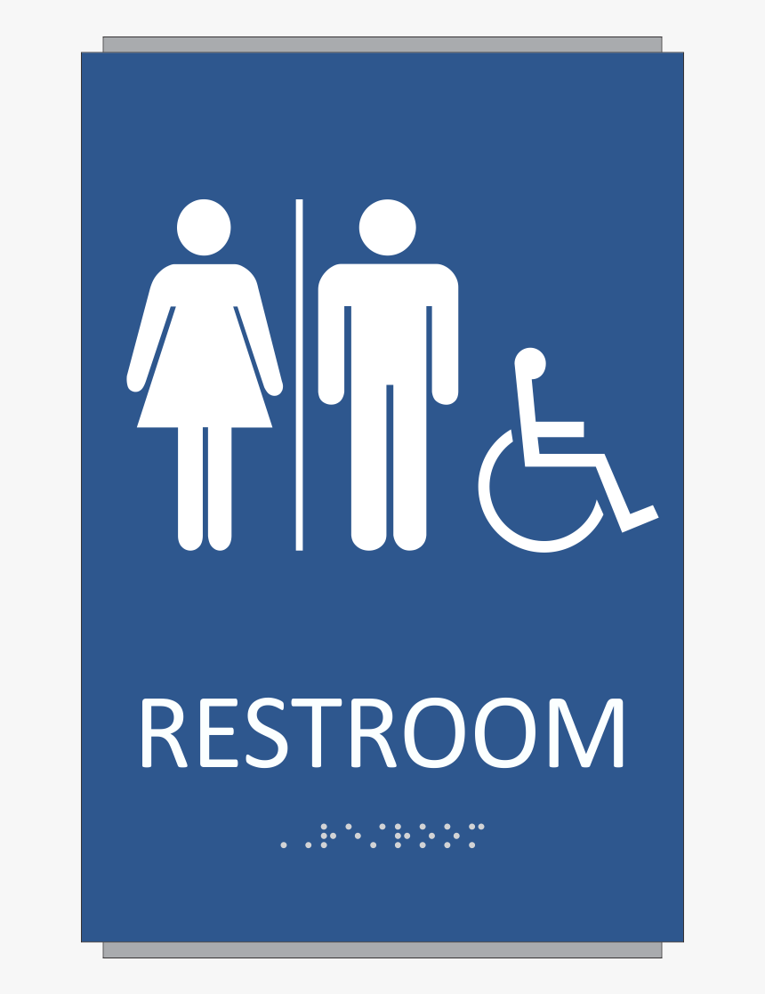 Mens Restroom Braille