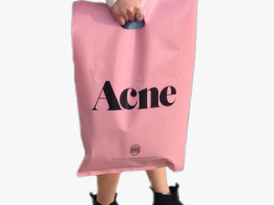 Pngblush On It - Acne Bag Pink Shopping Bag