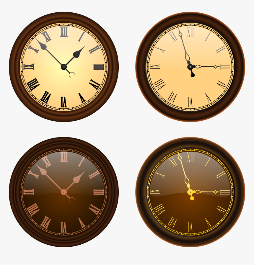 Png Free Stock Clock Svg Old - C