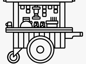 Food Cart Coloring Page