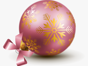 Bronner S Wonderland Bronners - Transparent Pink Christmas Ornaments