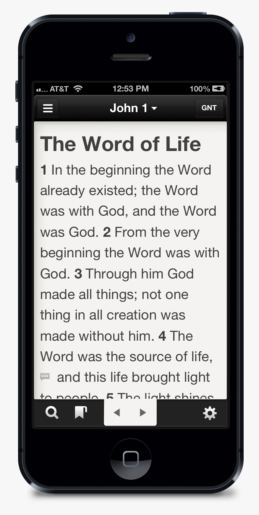 Iphone-bible - Bible App On Phone