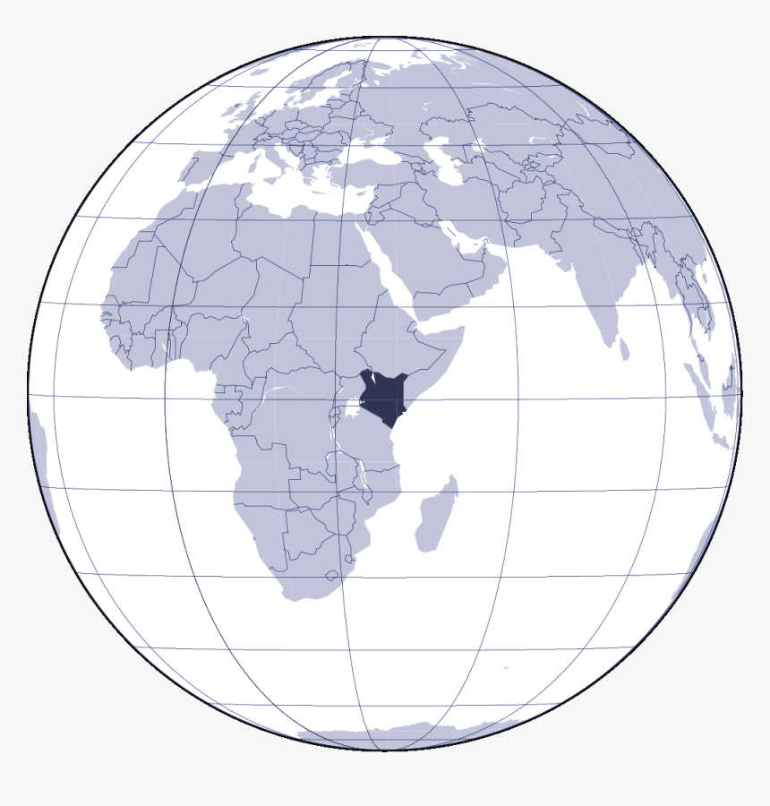 Where Is Kenya Located Large Map