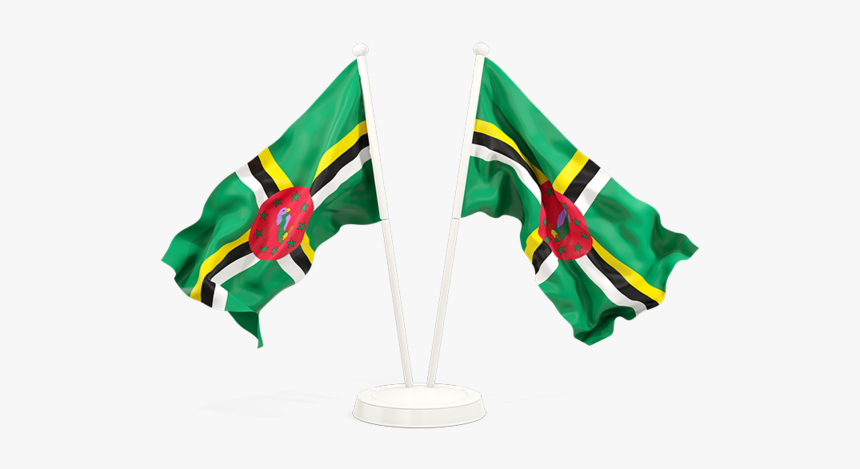 Two Waving Flags - Waving Burkina Faso Flag