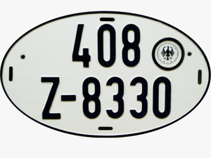 License Plate Of Germany For Export Vehicles - Germany Export License Plate