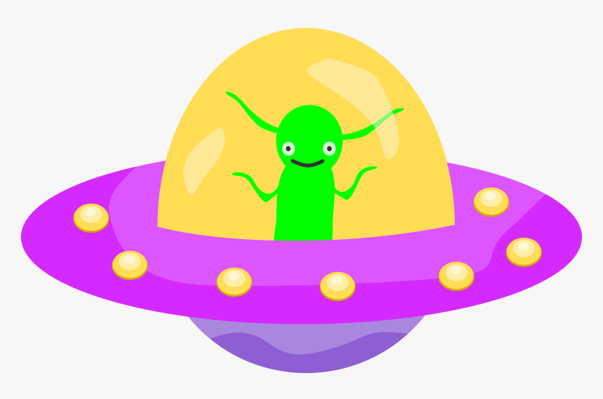 Flying Saucer Clipart - Desenho 
