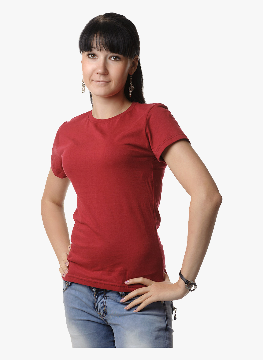 Women Jeans And Shirt Png