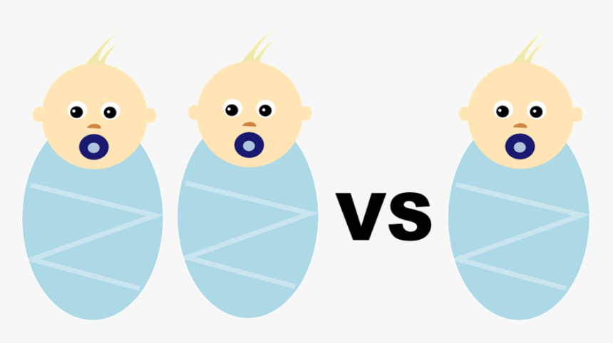 Transparent Twins Clipart - Baby