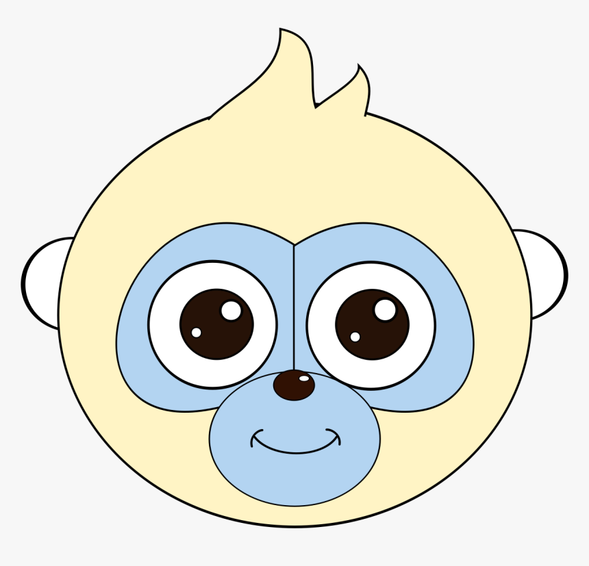 Monkey Clip Arts - Animal Face Clipart Monyet