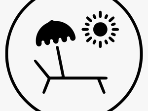 Chilling Chill Pool Side Swimming Umbrella Summer - Chill Icon Png