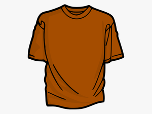 Orange T-shirt Svg Clip Arts - Orange Shirt Clipart