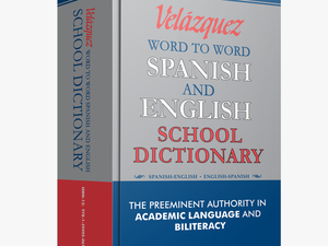 Velázquez Word To Word English And Spanish School Dictionary - English Spanish Dictionary Transparen