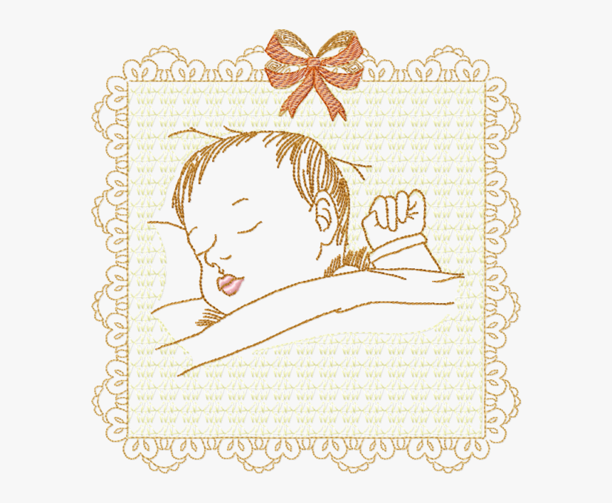 Babies Line Work And Blocks 10 Machine Embroidery Designs - Illustration