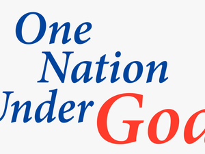 July Clip Art Religious - One Nation Under God Clipart