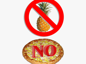 Pizza Pineapple Png Transparent Hawaiian - No Ananas On Pizza