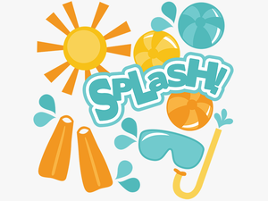 Water Splash Svg Clipart - Clip Art Splash Pad