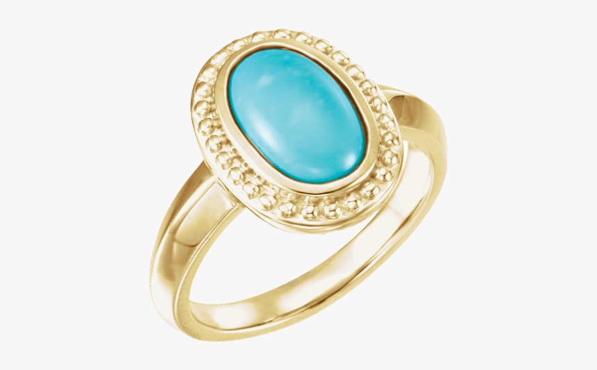 Turquoise Gold Ring - Turquoise 
