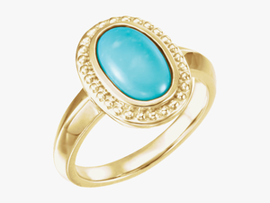 Turquoise Gold Ring - Turquoise Ring With Gold