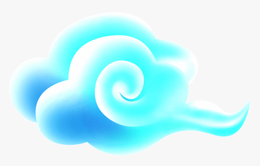 This Graphics Is Sky Blue Cloud Cartoon Transparent