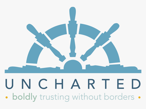 Boldly Trusting Without Borders - Boat Steering Wheel Vector