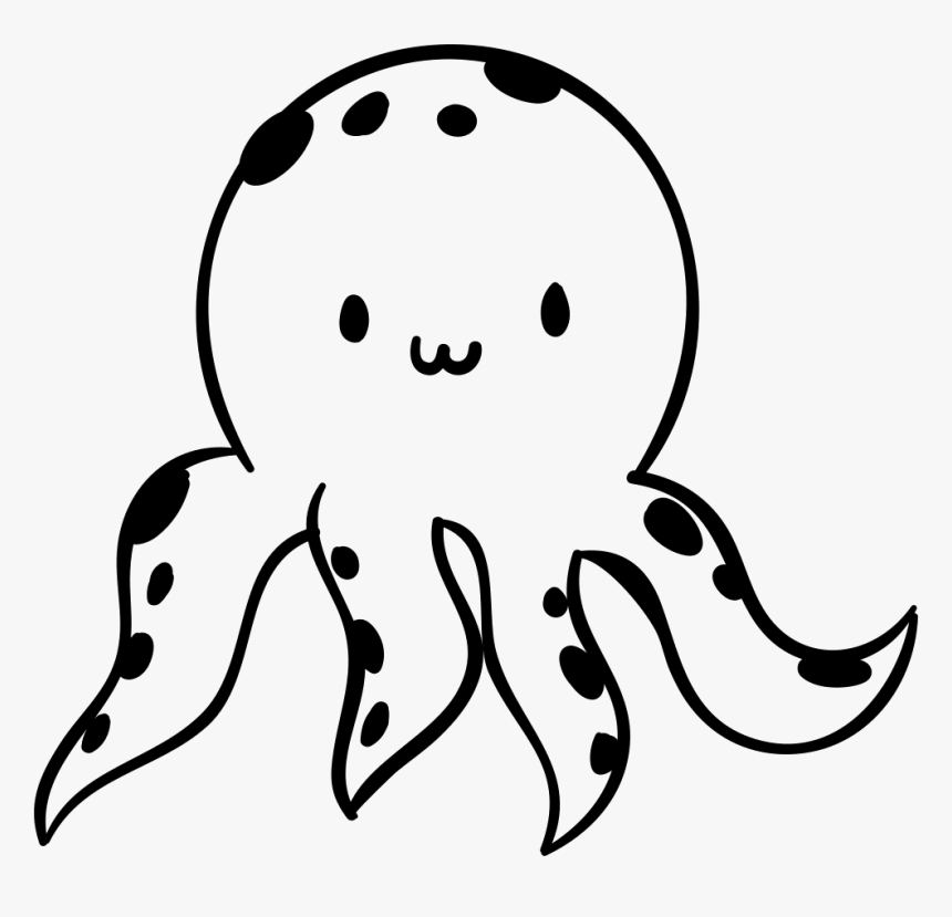Octopus - Beach Animal Icons Bla