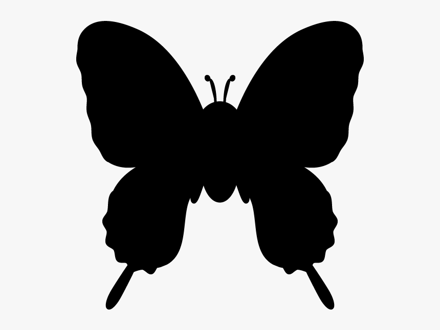 Butterfly Silhouette Clip Art - Silhouette Of A Butterfly