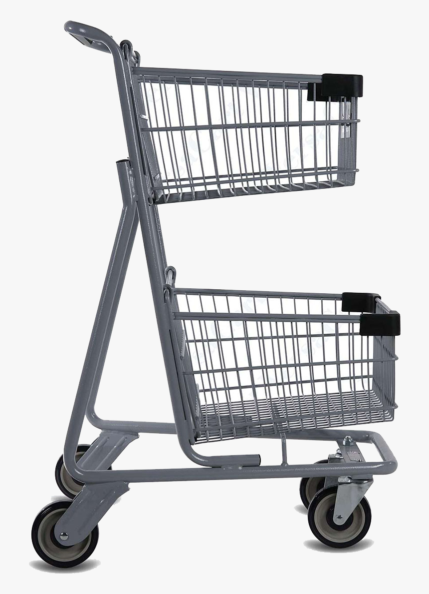 Double Shopping Cart Png