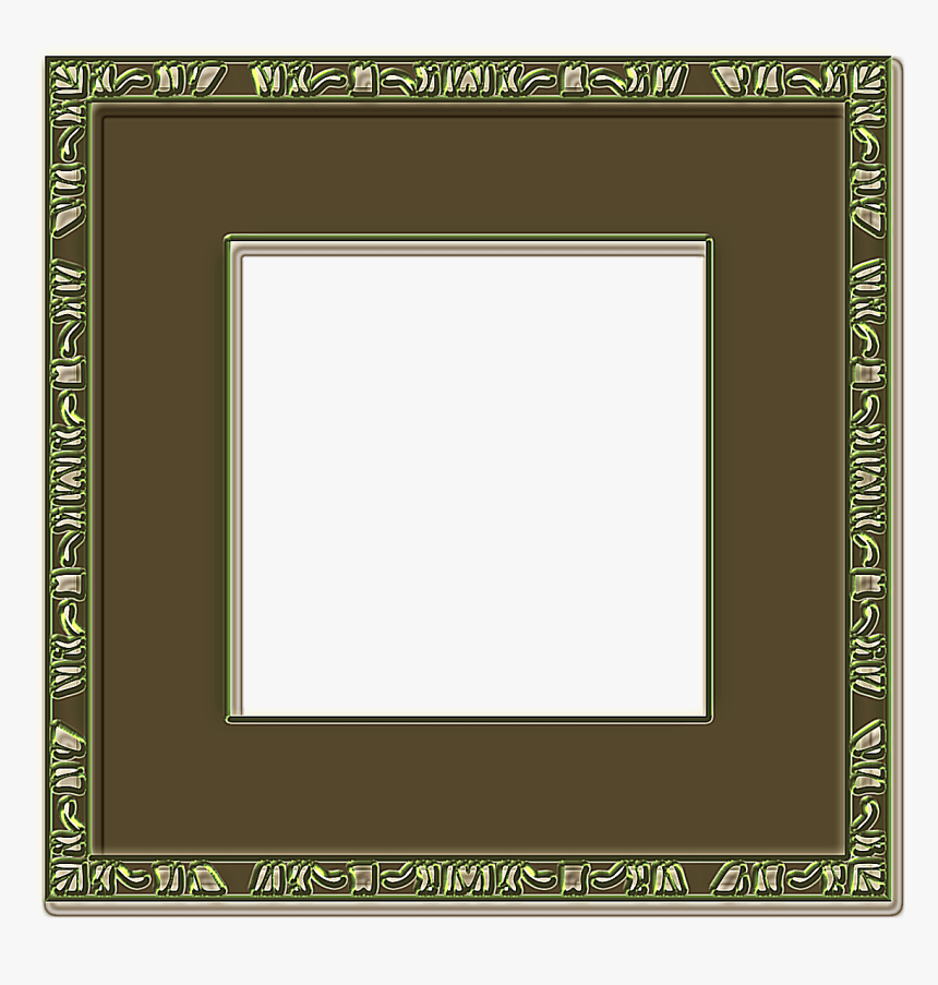 Transparent Brown Frame Png - Picture Frame